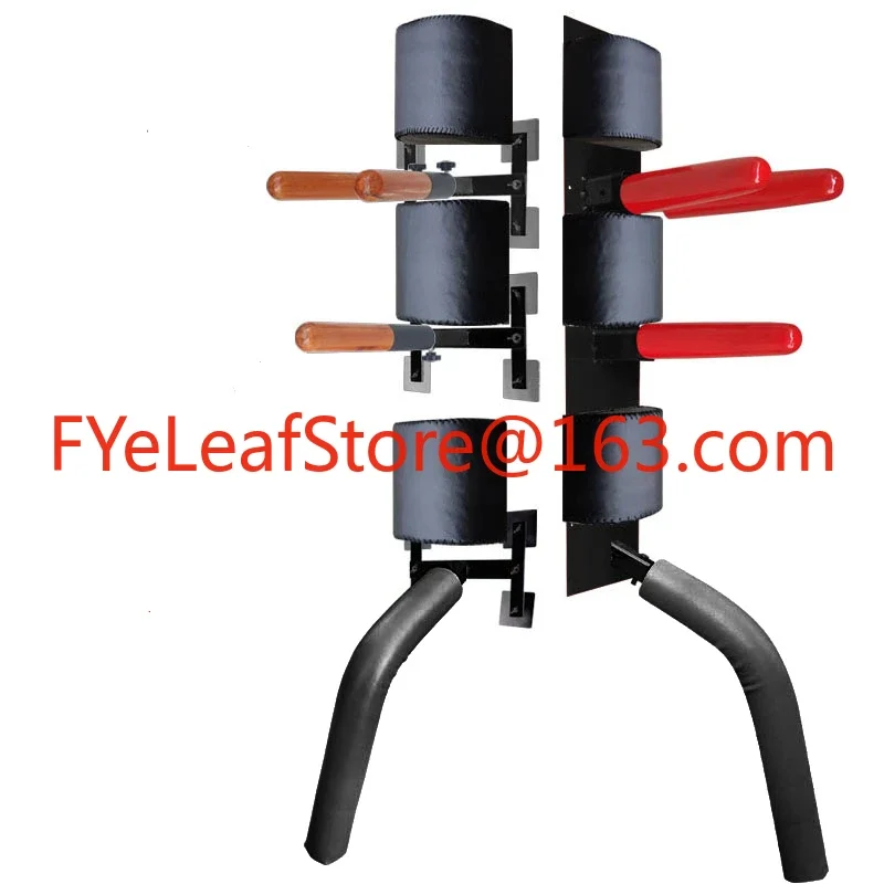 

Add Leg Sweeping Function Wall-mounted Spring Pile, Wing Chun Wooden Pile, Simple Jeet Kune Do Wooden Pile, Bamboo Pile