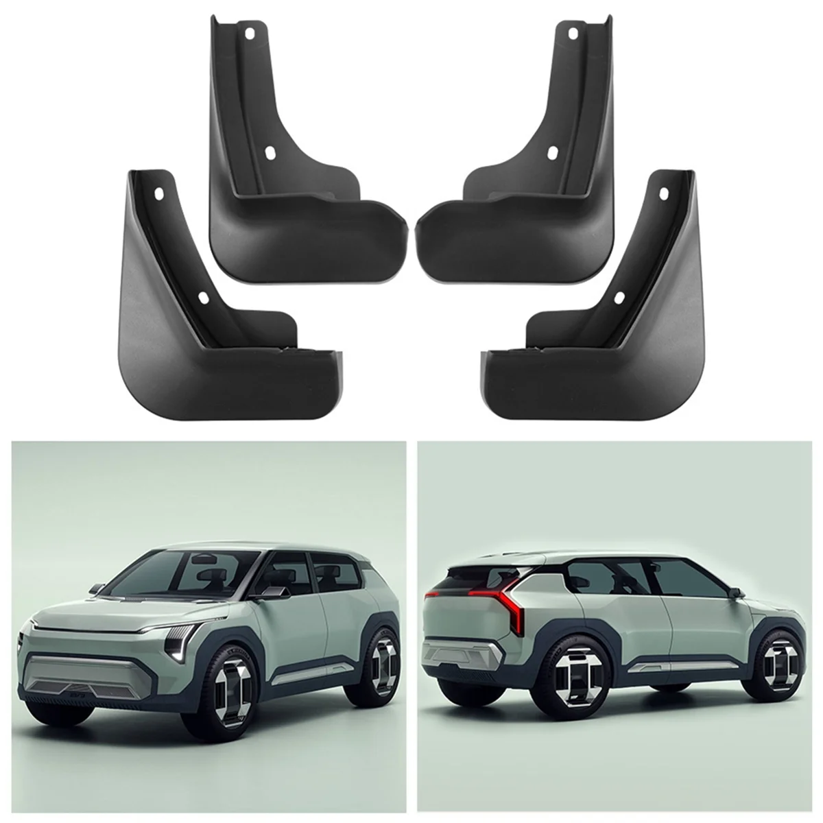 Car Mudguards for Kia EV3 2024 Front Rear Mud Flaps Guards Splash Fender Car Exterior Parts -N26R