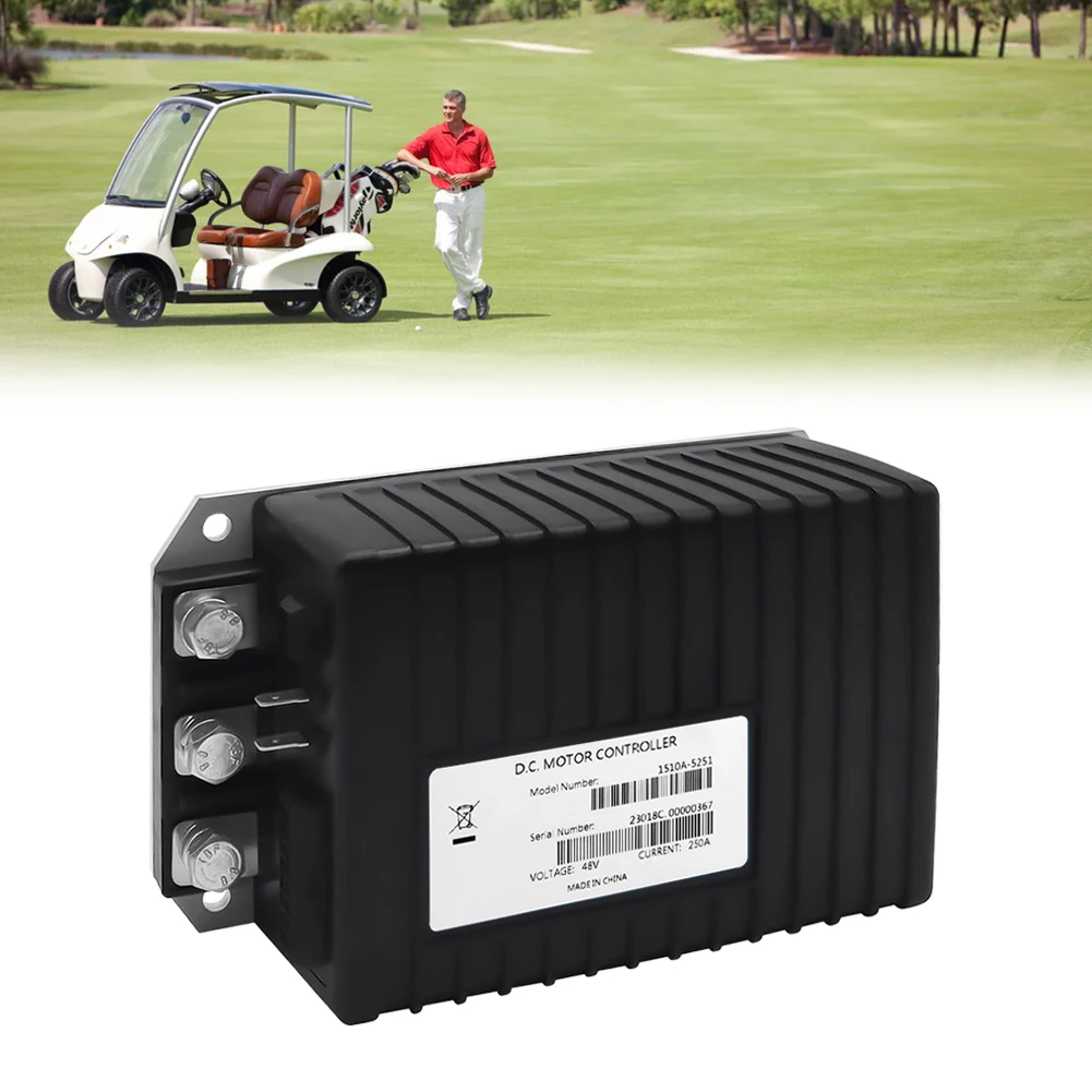 For Curtis Club Car DS Precedent 1510A-5251 Golf Cart Speed Controller, 48V 250A DC Motor Controller IQ System