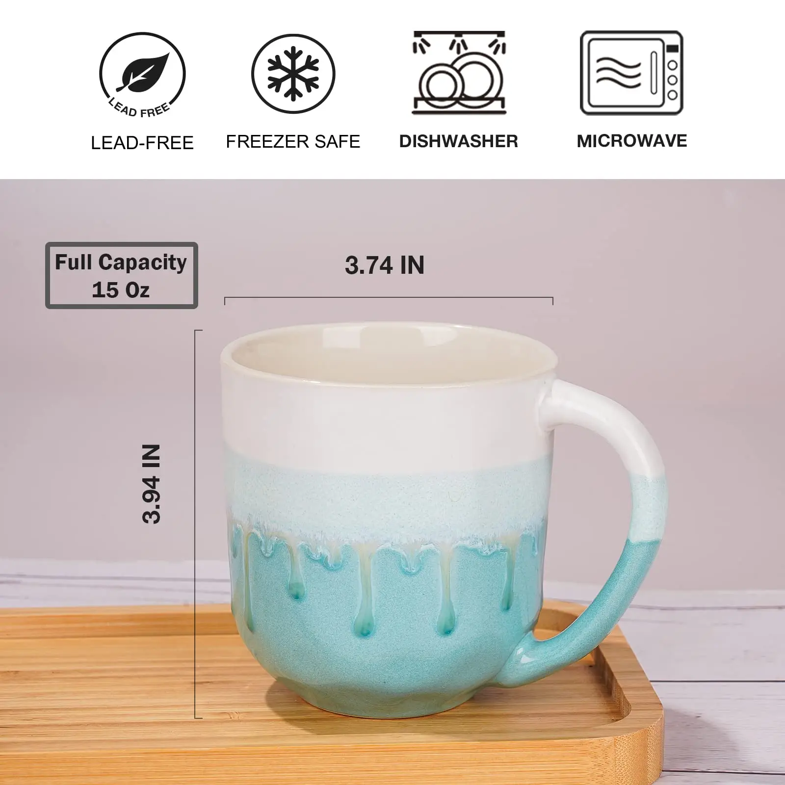 Creative Ceramic Mug Retro Kiln Color Changing Glaze Craft Coffee Cups Home Breakfast Cup Mugs Coffee Cups Kawaii Mug