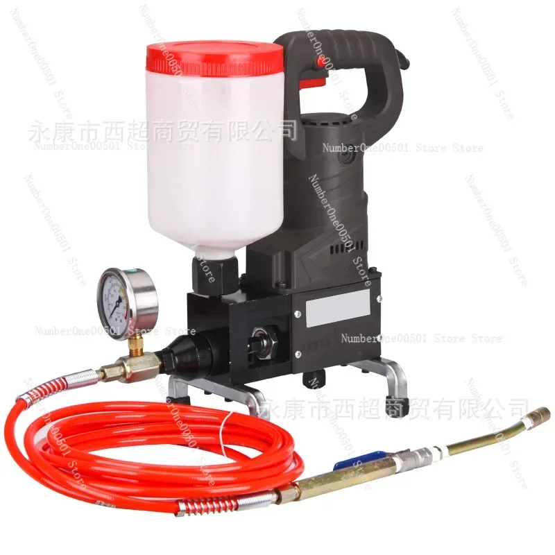 Electric Hydraulic Grouting Pump Leak Sealing Injection Machine Portable Cement Injection Equipment for Wall Crack Repair-LBW001