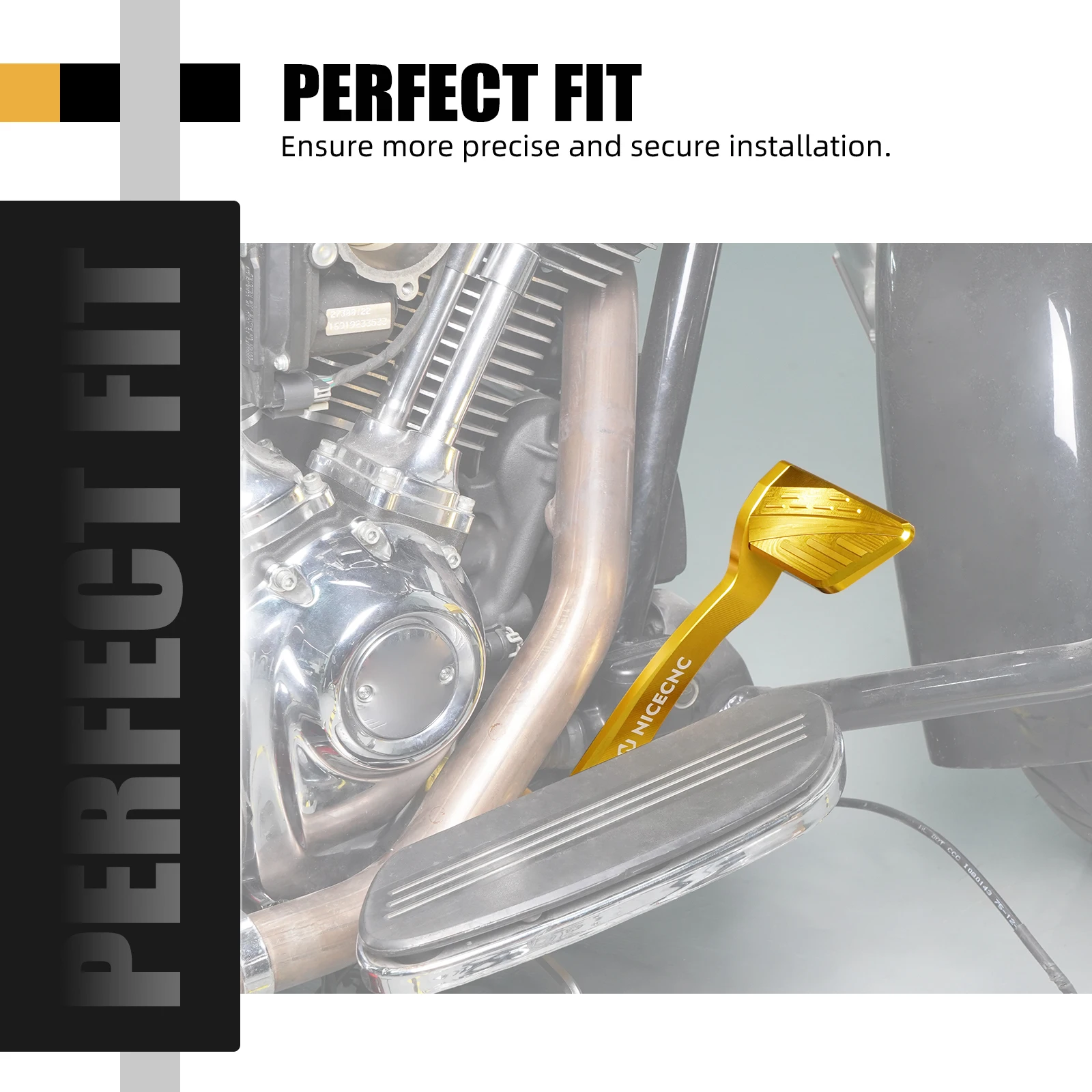 Für Harley Touring Street Glide FLHX/Special FLHX Hinterradbremsarmhebel Peg Road King Special Road Glide FLTRX Electra Glide – Detail 8