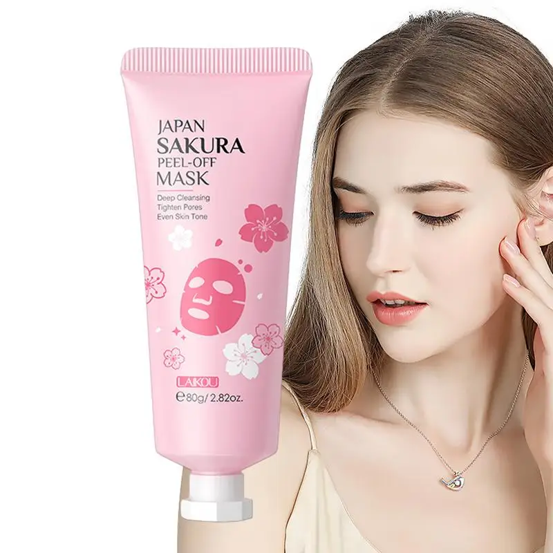 Sakura Masquerade 80g Brightening Face Masque Moisturizing For Radiant And Smooth Skin Deep Cleansing Skin Care