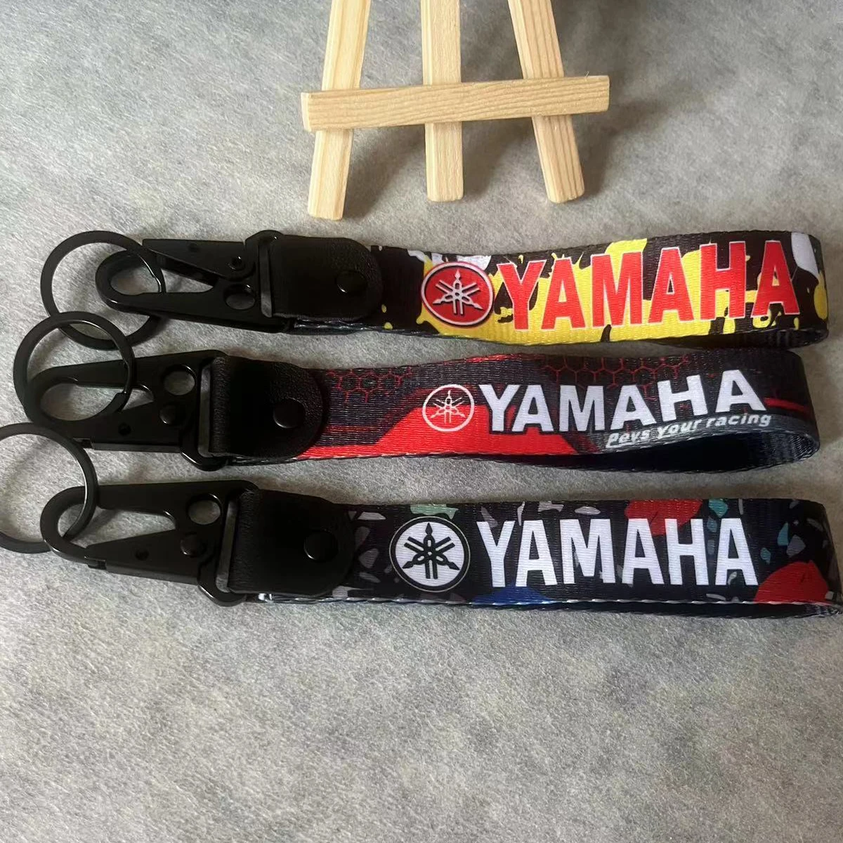 Yamaha Key Chain Tag Strap Leather Accessories Keytag Yzf Mt07 Mt09 R1 R3 R6  Fz6 Fz8 Racing Keychain