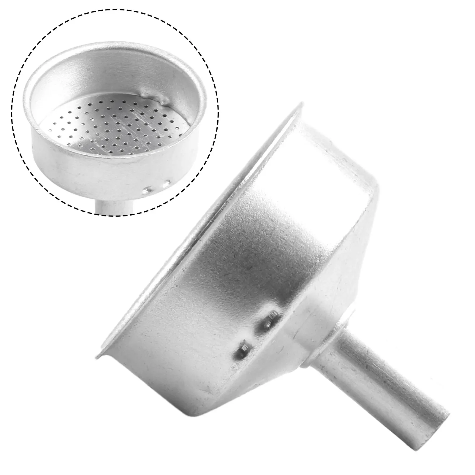 Replacement Aluminium Moka Funnel Filter for Espresso Coffee Makers Designed to Fit 1 2 3 6 9 and 12 Cup Moka Percolators