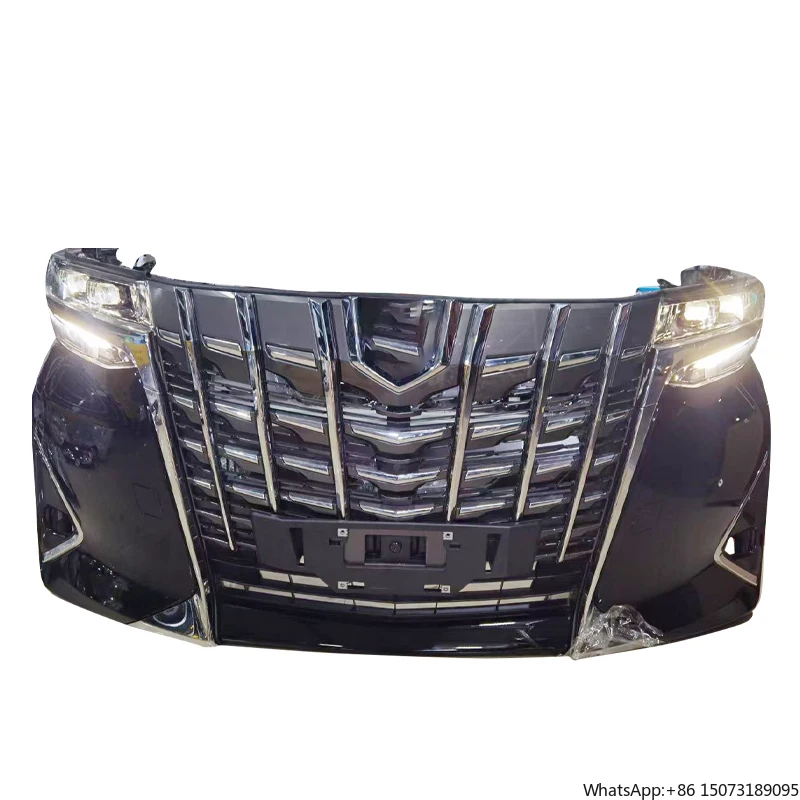 

Автоаксессуары для Alphard 2015-2019: Комплект обвеса, фары, передний и задний бамперы, решетка радиатора, передний сплиттер