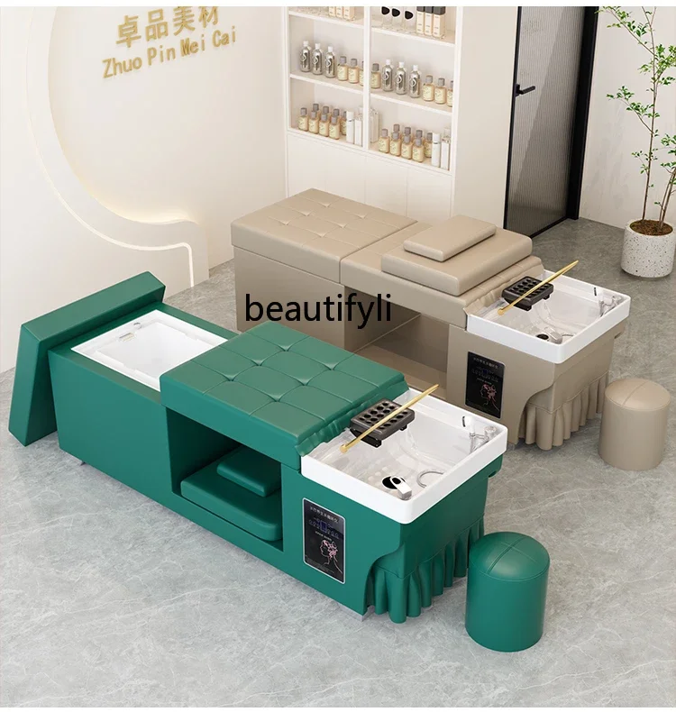 

New Foot Massage Thai Style Massage Shampoo Bed Beauty Salon Special Head Treatment Water Circulation Fumigation Foot Bath