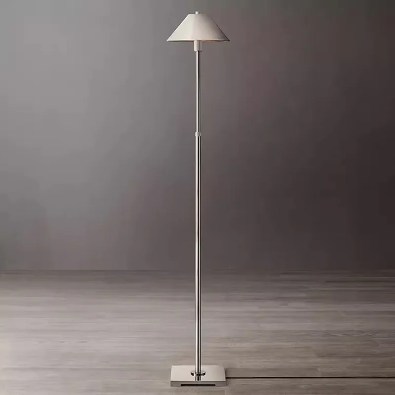 Bulk adjustable height all-copper American floor lamp matching home living room art floor lamp