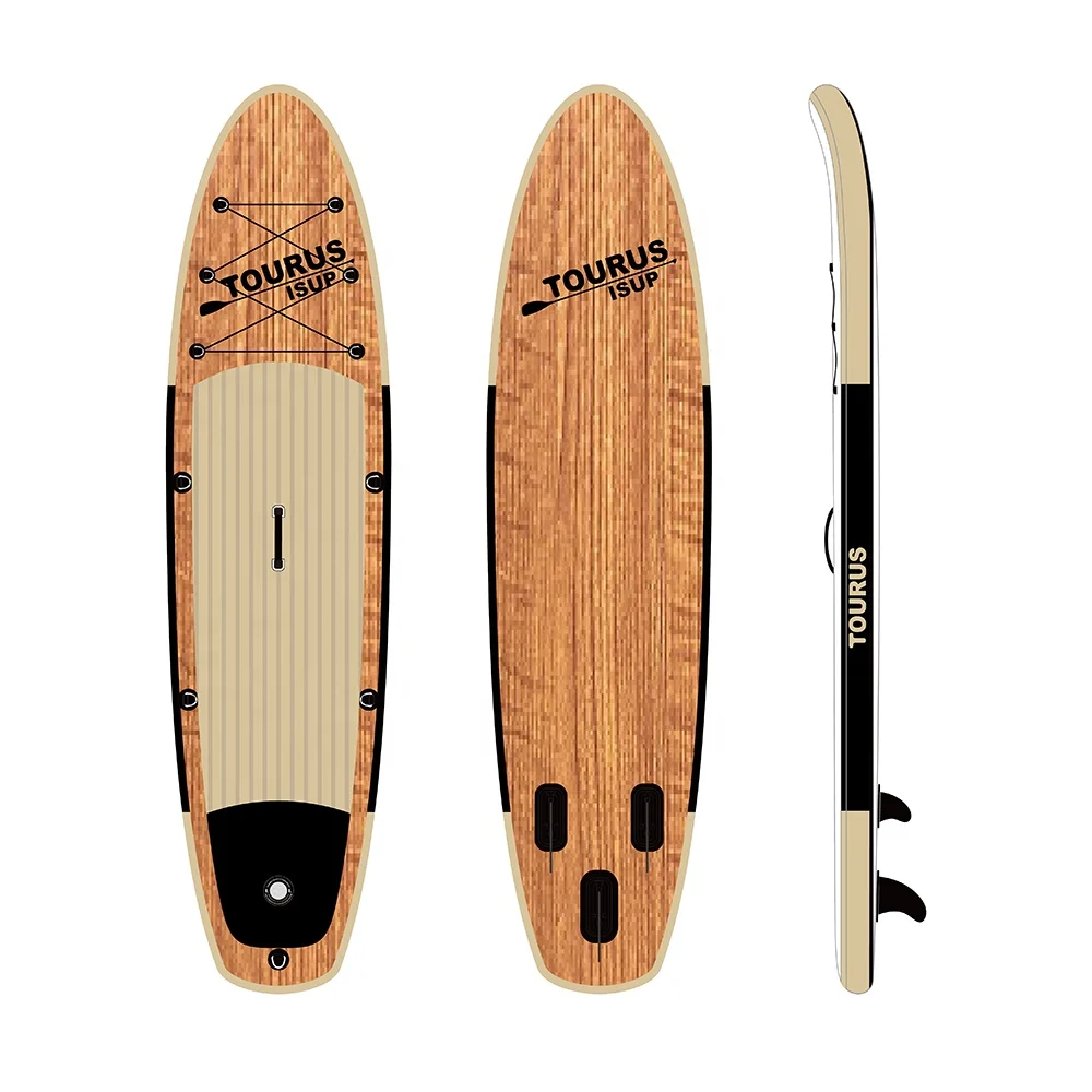 

2021 Customized Wooden Sup Board Surfing Inflatable Stand Up Paddle Boards Surfboard Standup Paddleboard Inflatable