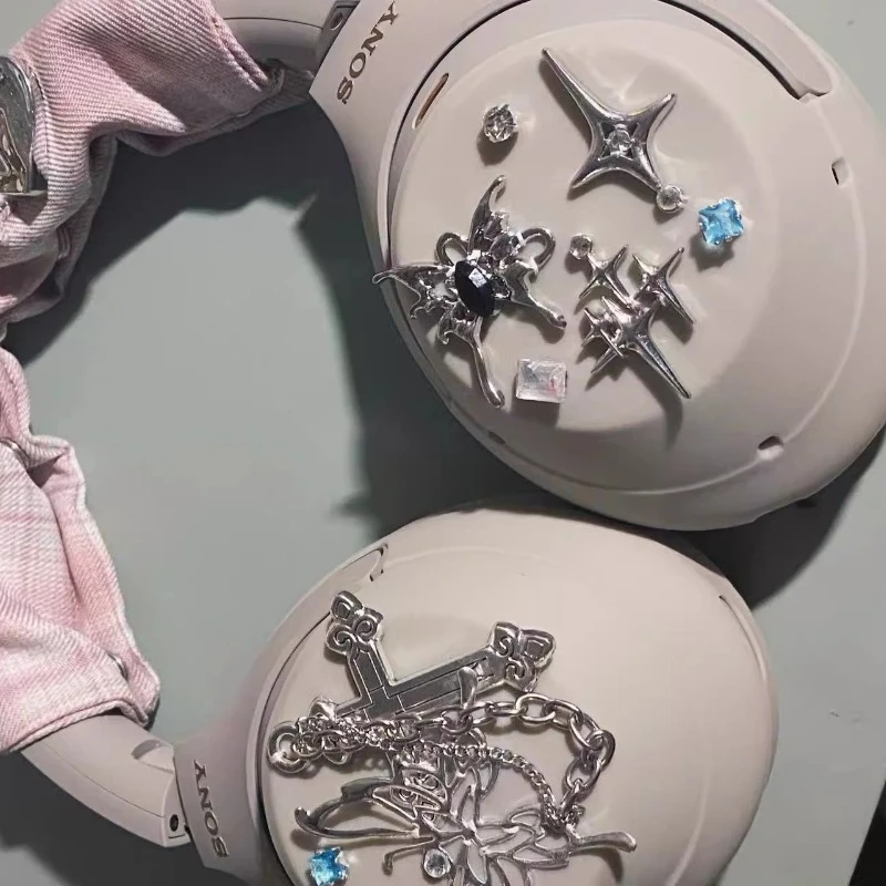 Butterfly Flash Headband Cover for Sony WH-1000XM4/XM5/WH-1000XM3 Headphones Protective Decor Accessory Decor Custom Peripheral