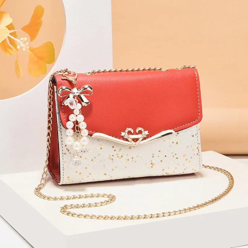 Fashion Chain Strap Shoulder Bag For Women Lady Luxury Tassel Messenger Crossbody Bags Female Elegant Pearl Purses And Handbags