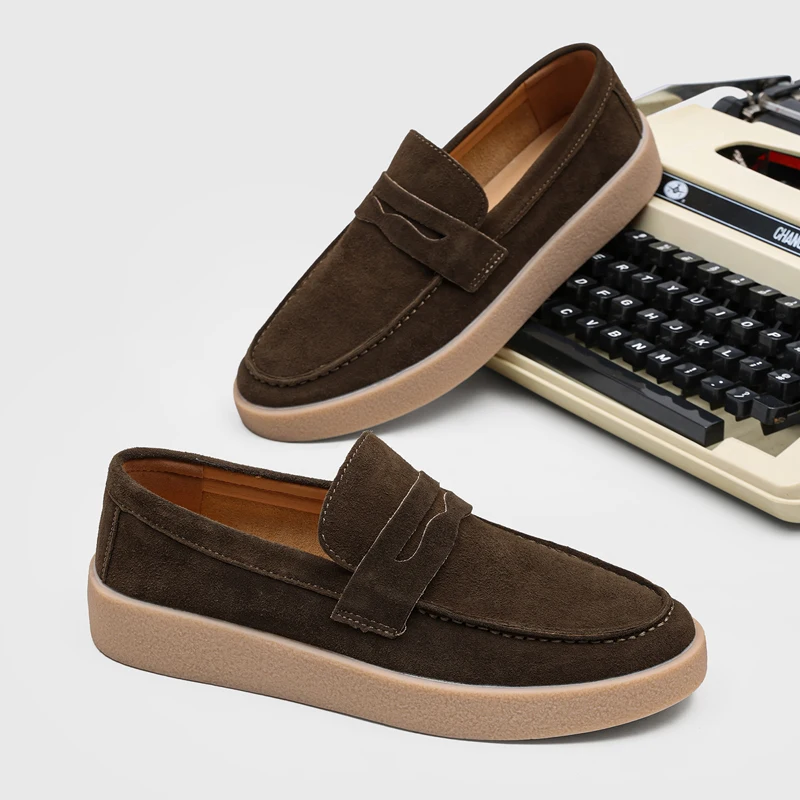 Brand Men Casual Loafers Multi Colored Men Soft Soled Lightweight Comfortable Fashionable Casual Shoes Outdoor Daily Wear Shoes