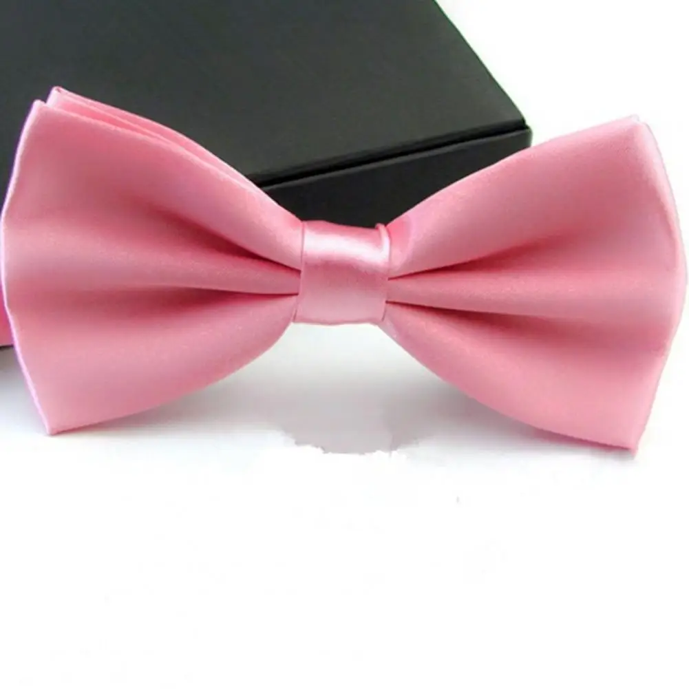 Detachable Bow Tie Elegant Detachable Men's Bow Tie for Business Suit Coat Adjustable Solid Color Formal Accessory Accessory Bow