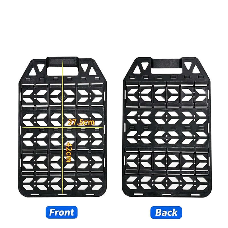 Double-Sided Mounting Plate Multi-Purpose Hollow Panel Vehicle Backpack Extension Board Accessories