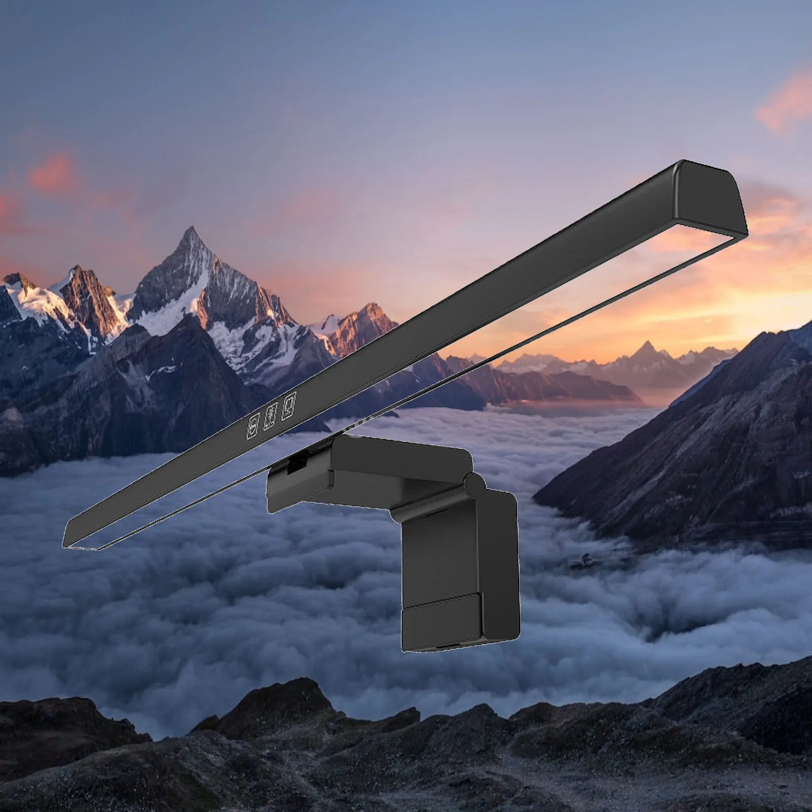 Computer Lamp LED Desk Lamp Screen Hanging Lamp Asymmetric Light Source Adjustable Laptop Light Bar for Home, Dorm,