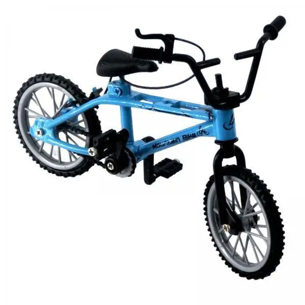 4x Mountain Bike Model Diecast Toy Finger Bike Simulation Crafts Alloy Material Flexible Wheels Suitable for Home Decoration