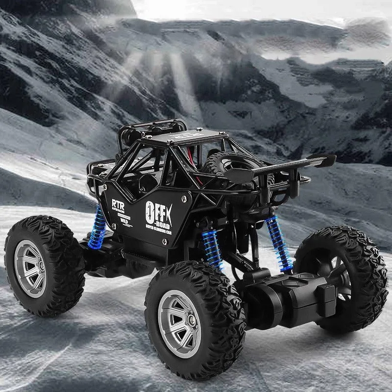 RC Car With Alloy Remote Control Cars Buggy Off Road Radio Control Alloy Trucks Boys Toys for Children's Toy Car Gifts