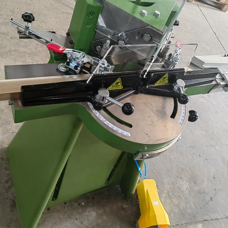 Pneumatic foot-operated chamfer machine Guillotine Machine Standing Frame Saw Cutting Machine