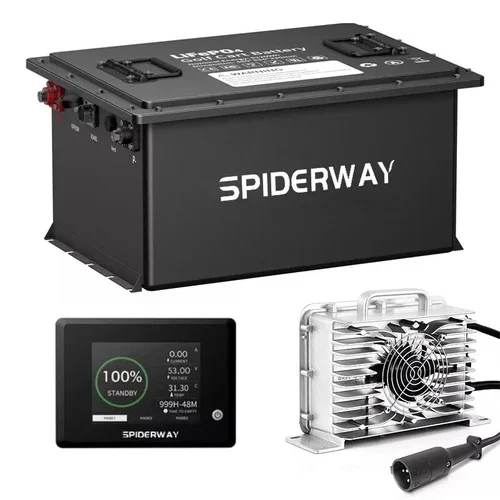 

48V 150Ah LiFePO4 Lithium Battery Built in BMS Tourist Sightseeing Car Battery for Club Car Carryall Transporter Golf Cart