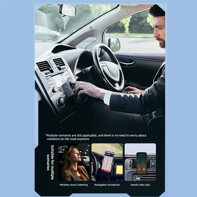 بلوتوث 5.3 طائرة استقبال الارسال محول 3.5 مللي متر AUX مشغل MP3 HIFI محول الصوت للتلفزيون سيارة المنزل المتكلم