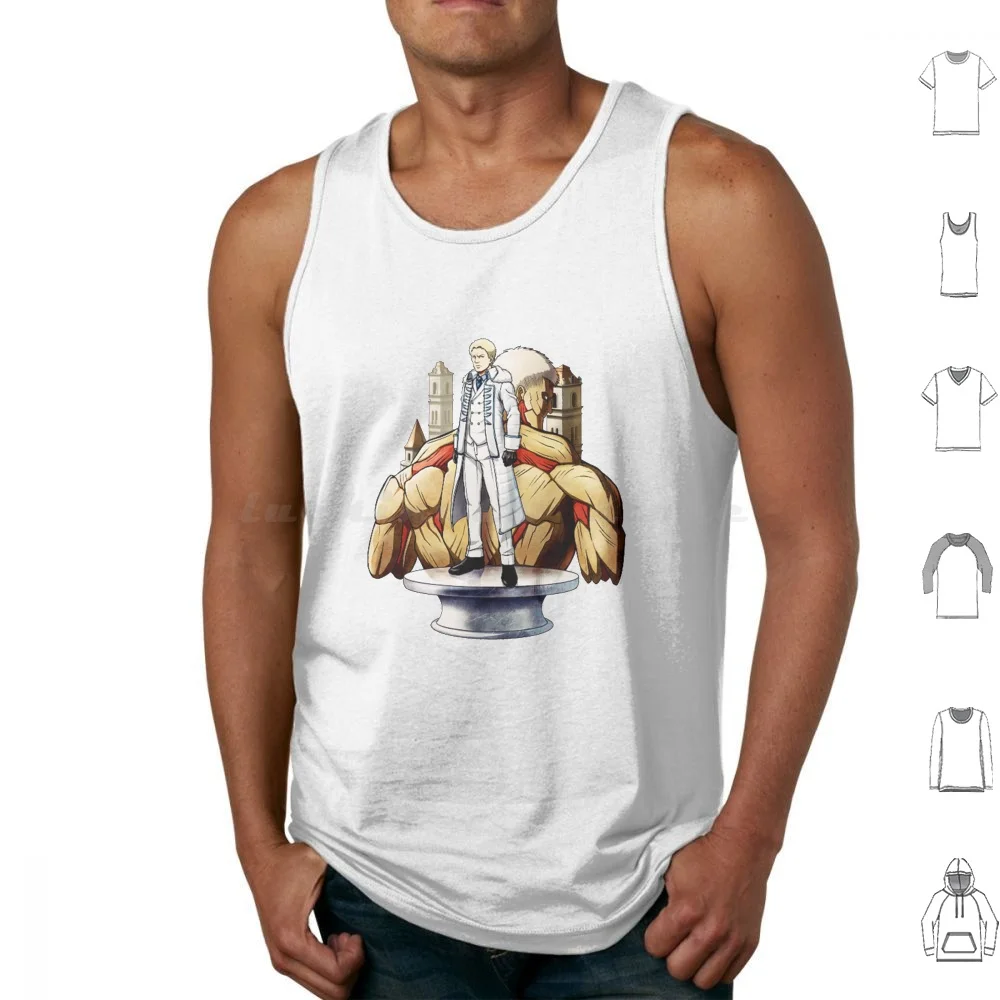 

Attacking Titan Reiner Braun Tank Tops Vest Sleeveless Attack Aot Anime
