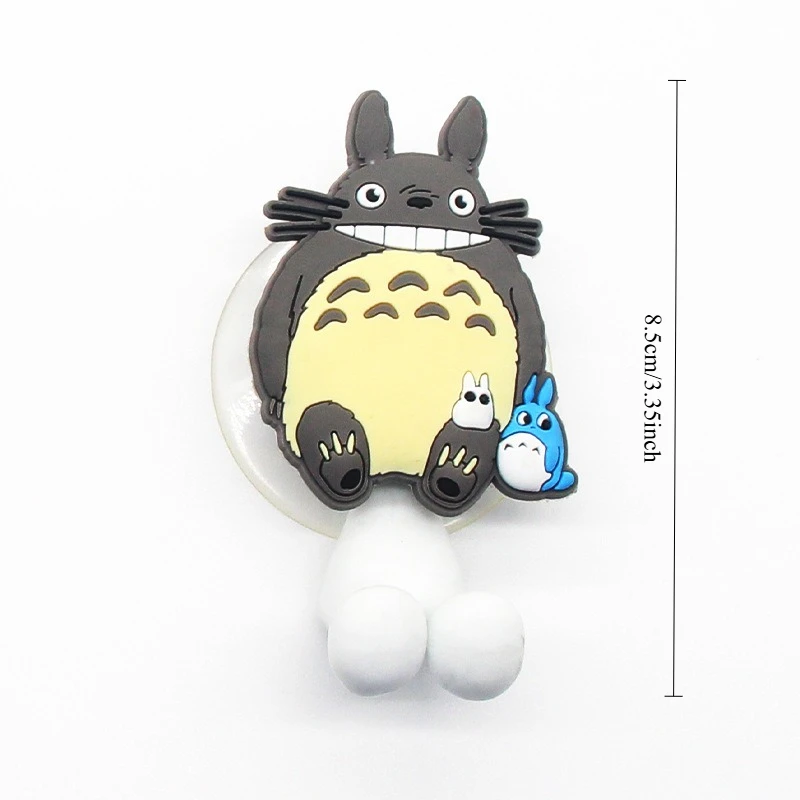 My Neighbor Totoro Punch‑Free Wall Mount Brush Holder No Drill Self‑Adhesive Storage Rack Household Organizer Shelf for Daily view 6
