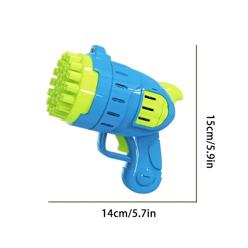 Pistolet à bulles pour activités de plein air d'été, jouet, cadeau de vacances