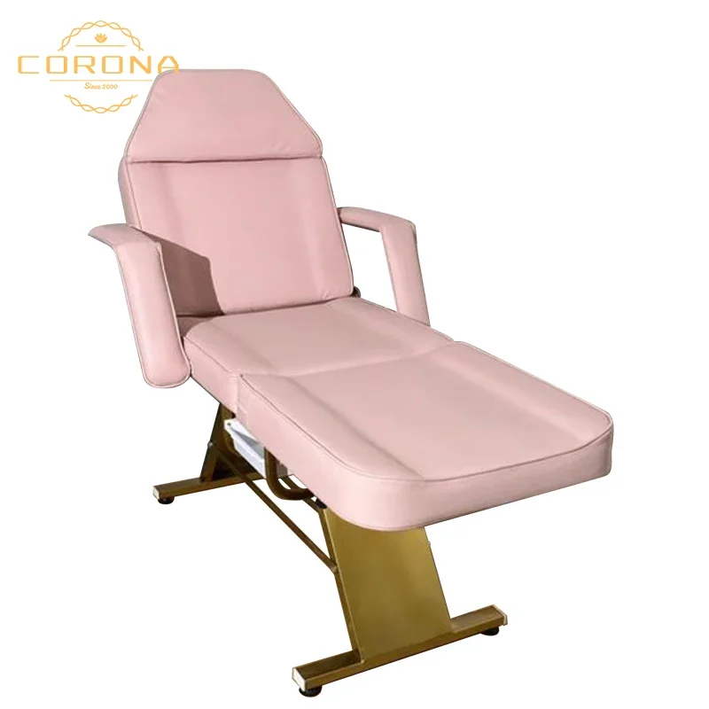 Table de lit de massage du visage pliante portable, table de salon de beauté, haute qualité