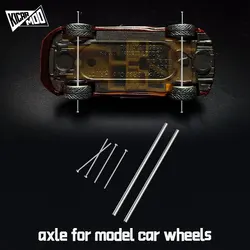Axe de roues de voiture pour Hot Wheels, pièces de rechange pour Hotwheels, Matchbox Tomica Diecast Model Toys, 10 ensembles, 1/64