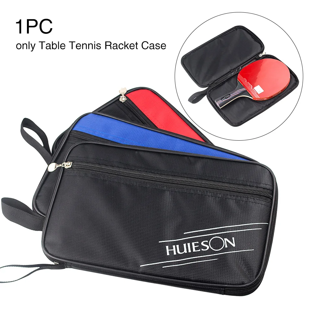 Gym Portable Outdoor Sports Cover Pingpong Paddle Bag With Zipper Home Random Color Table Tennis Racket Case Storage Pouch