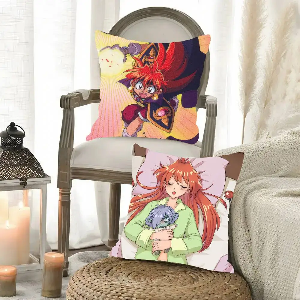 Lina Inverse Anime S-Slayers Pillow Case Fashion Square Pillowcase Bedroom Sofa Room Ins Decoration Leisure
