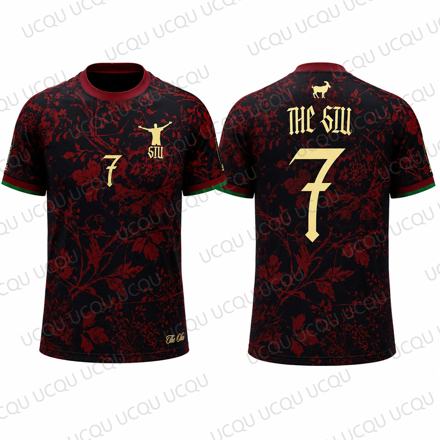 Das SIU Portugal Goat A Ultima Danca Ronaldo 7 Fußball-T-Shirt für Fußballfans, kurzärmeliges Sport-T-Shirt