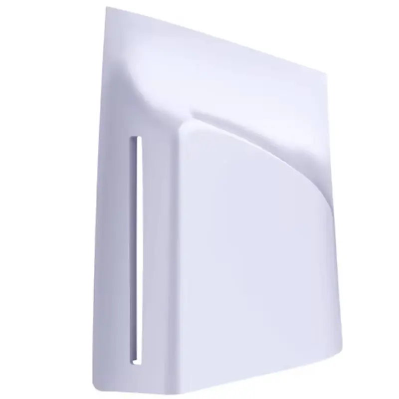 QWE-For PS5 Disc Digital One Parts Faceplate Cover Replacement Side Disc Plate Premium Hard White Panel ABS