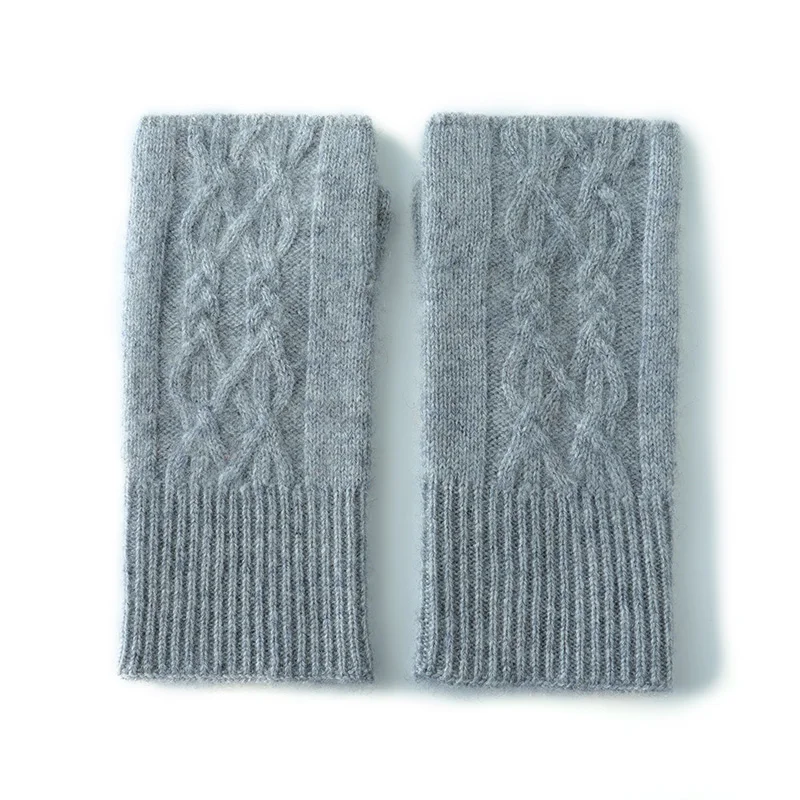 wintercashmere-knitted-gloves-touch-screen-warm-and-windproof-half-finger-knitted-twisted-flowers-short-unisex-fashion-commuting