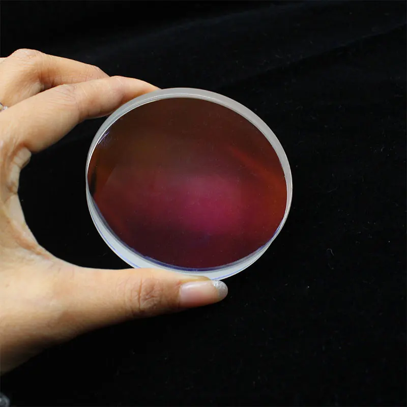 73mm Optical Glass Achromatic Doublet Objective Lens Focal Length 330mm Red film Objective DIY Astronomical Telescope Part