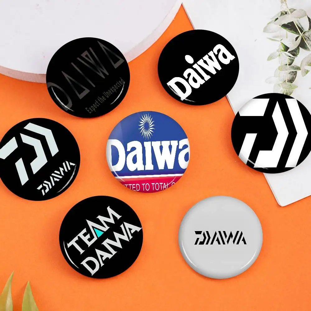 Fashion D-Daiwa New  Brooches Soft Button Pin Funny Silly Gnarpy on A Skateboard Meme Badge Gamer Collection Gifts