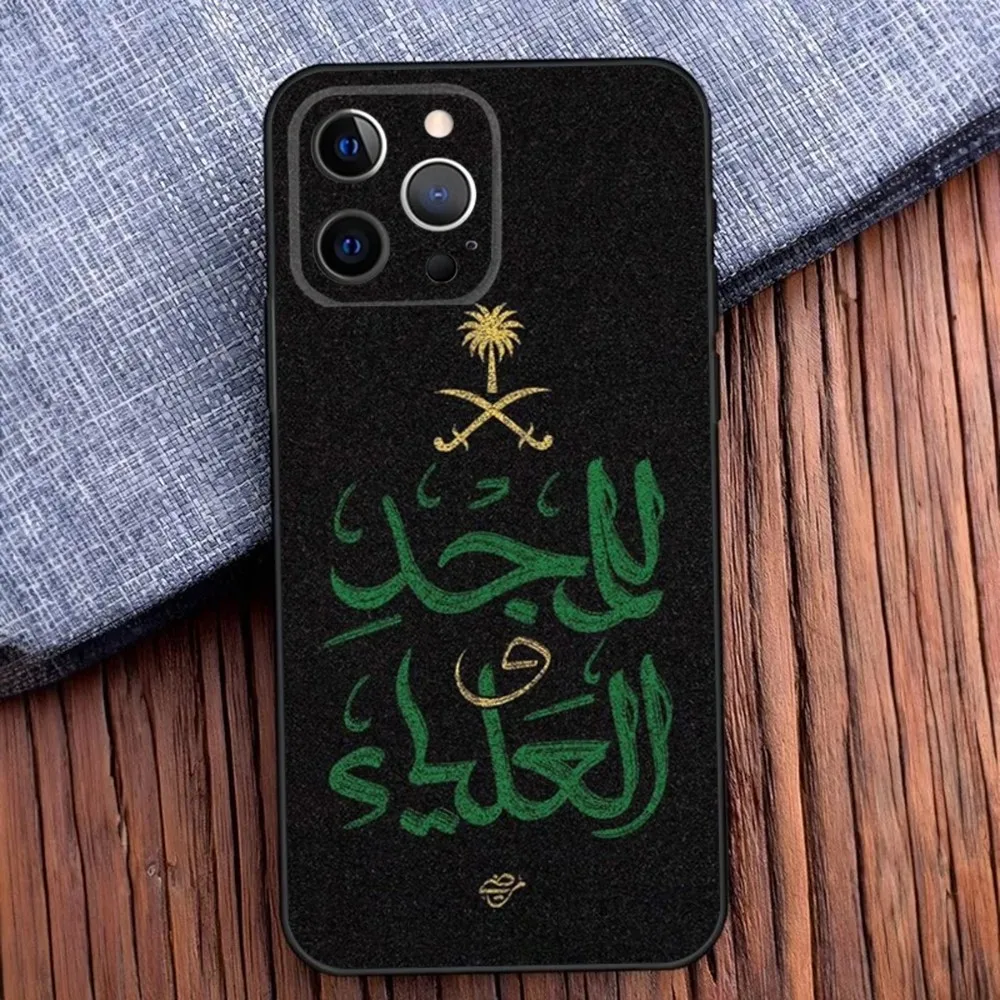 Salman of Saudi Arabia Phone Case For iPhone 16,15,14,13,12,11,Pro,X,XS,Max,XR,Plus,Mini Soft Black Cover