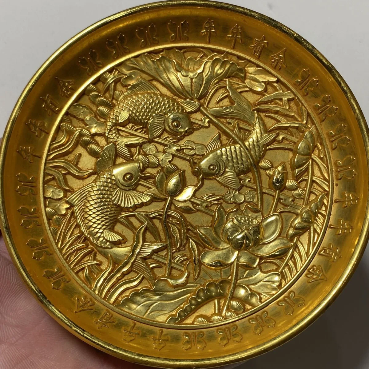 

Ancient ornaments have more than pure every year, old copper plates, plates, home tabletop ornaments, antique collections