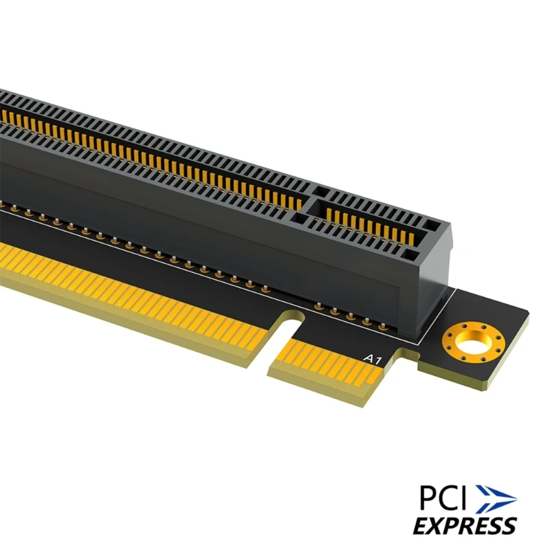 PCI-E 90 Degree Risers Extension Card Adapter for 1U Computer