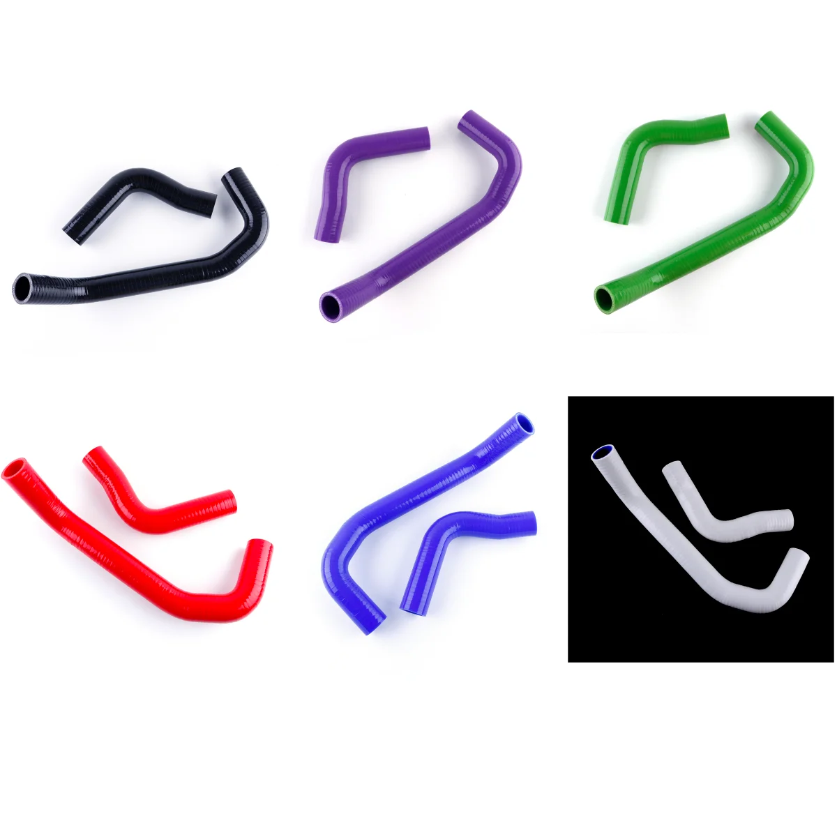 

Silicone Radiator Hose For 1997-2002 Mitsubishi Mirage Colt Virage 1.8L 4G93 4G92 MT