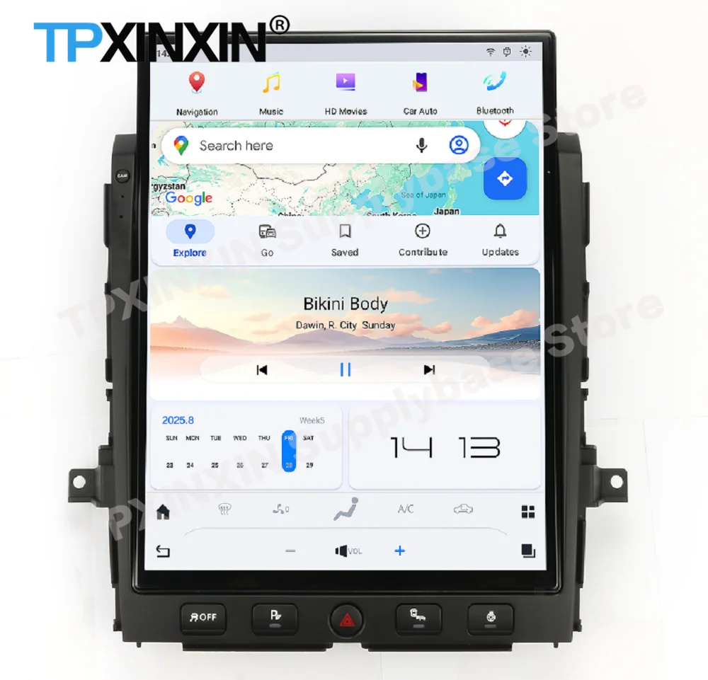 Radio Qualcomm para Auto Nissan Titan 2016~2019, Android Auto, GPS, Navegación, Multimedia, Video, Receptor Estéreo, Unidad Principal