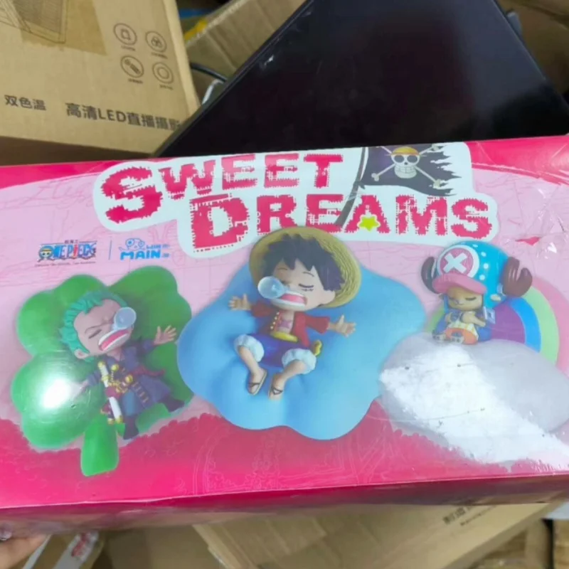 One Piece LED-Nachtlicht Blind Box Sweet Dream Serie Luffy Zoro Chopper Figur Sammlerstück Zufälliger Stil Schlafzimmer Deko Geschenk