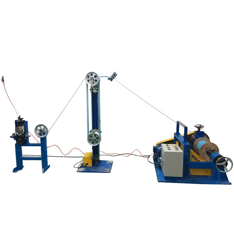 630 active pay-off rewinding machine, winding machine, assembly line with storage line reel winding pneumatic supporting storage