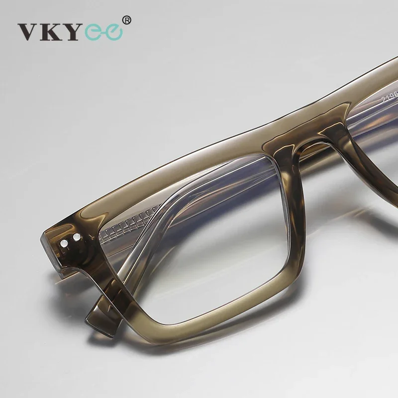 VICKY Classic Square Small Frame Retro Design Anti Blue Light Reading Glasses Customizable Prescription Near Vision Far Vision