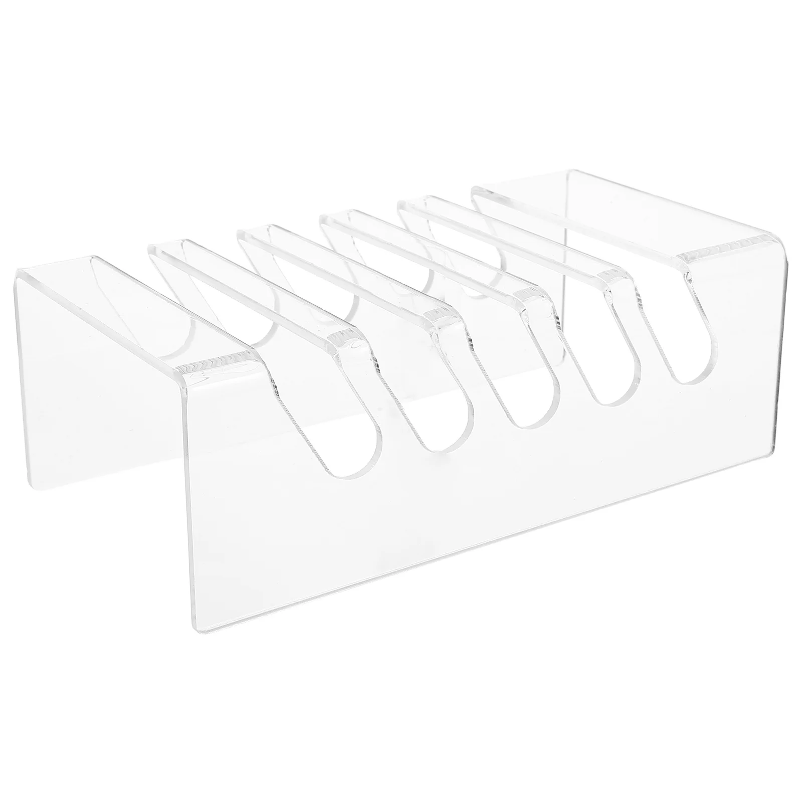 Acrylic Cell Phone Holder Desk Transparent Display Stand Desktop Organizer Box Office Meeting Room Mobile Phone Display