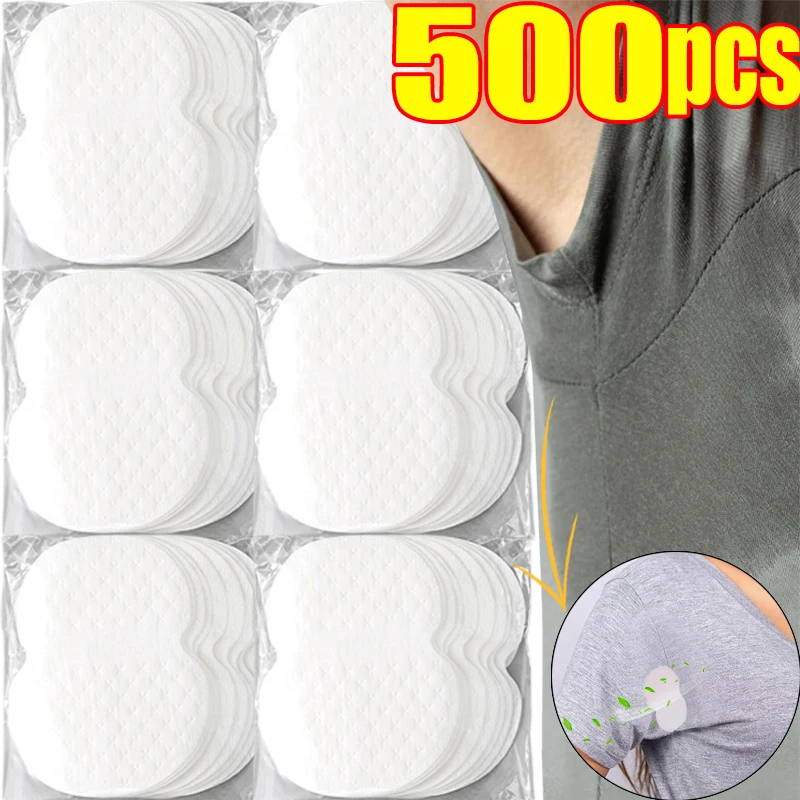 

10/500Pcs Disposable Underarm Armpit Sweat Pads Sweat-absorbing Patch Summer Deodorants Non-woven Pads Breathable Ultra-thin