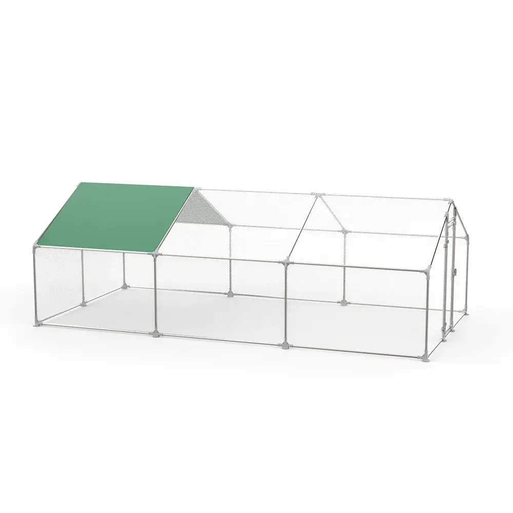 Chicken Coop Run Duck House Cage Outdoor Walk-in Poultry Cage