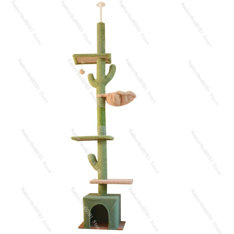 

Кактус, рама для лазания кошек, кошачий домик, встроенный когтеточка