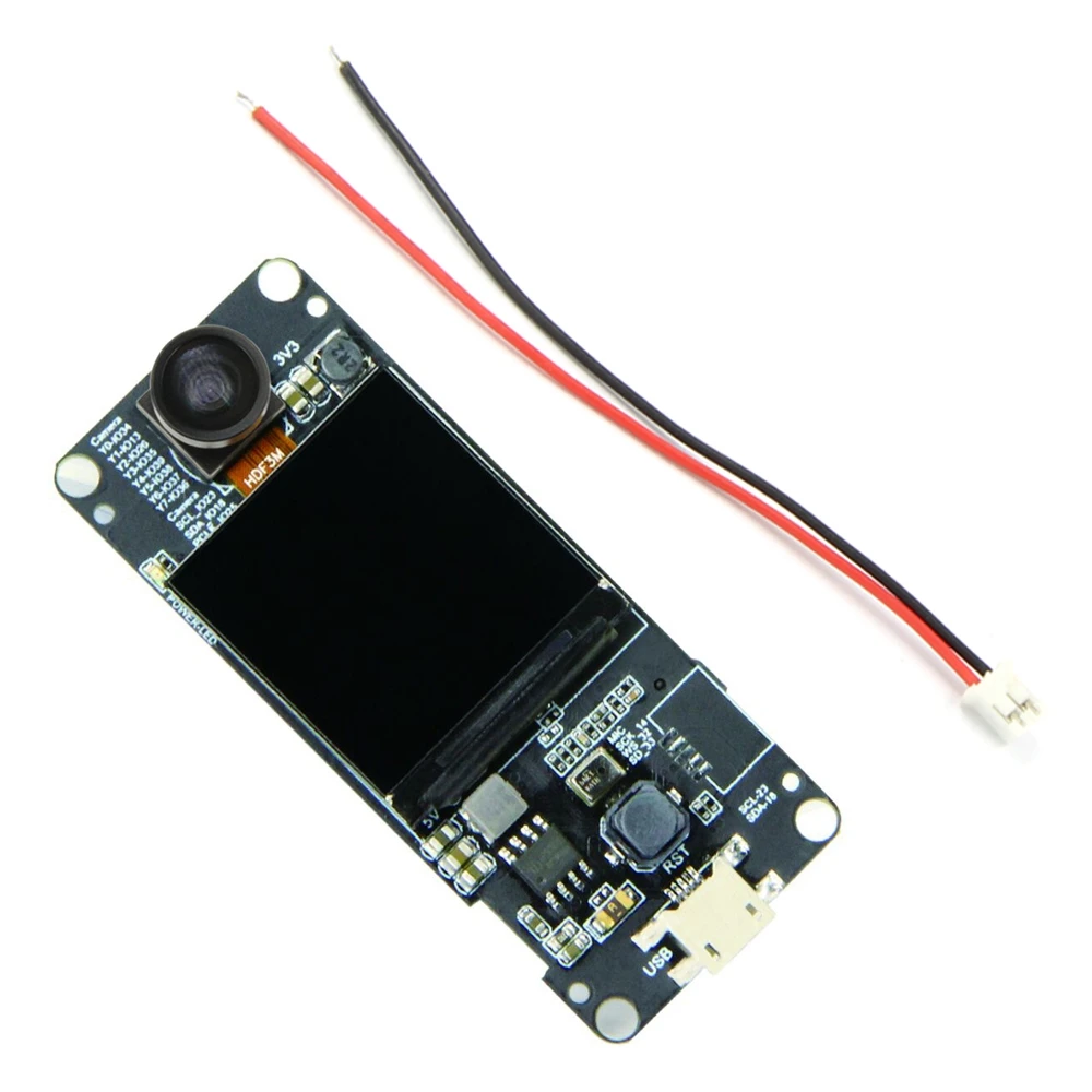 T-Camera Plus Esp32-Dowdq6 8Mb Spram Camera Module Ov2640 1.3 Inch Display Rear Camera(Fish-Eye Lens Camera)