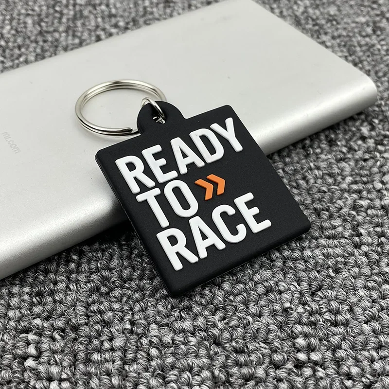 3D Motorcycle Accessories Motorcycle KeyChain Rubber Motorcycle Key Chain For KTM RC8 Duke ADV READY TO RACE Model KeyChain